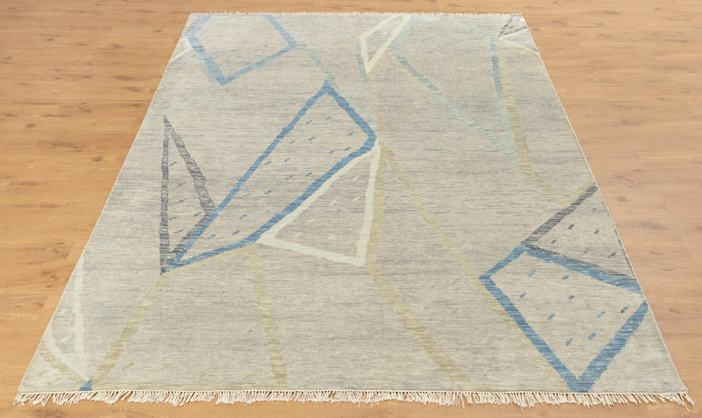 Concrete Geometric Hand-knotted Rugs | Designer Rugs UK Online